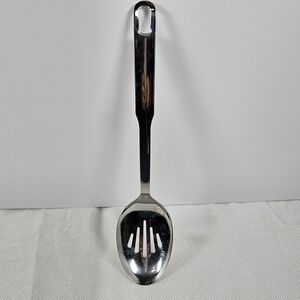 Inox 18/8 Stainless Steel Slotted Serving Spoon 11.75 Inch Polished Silver
